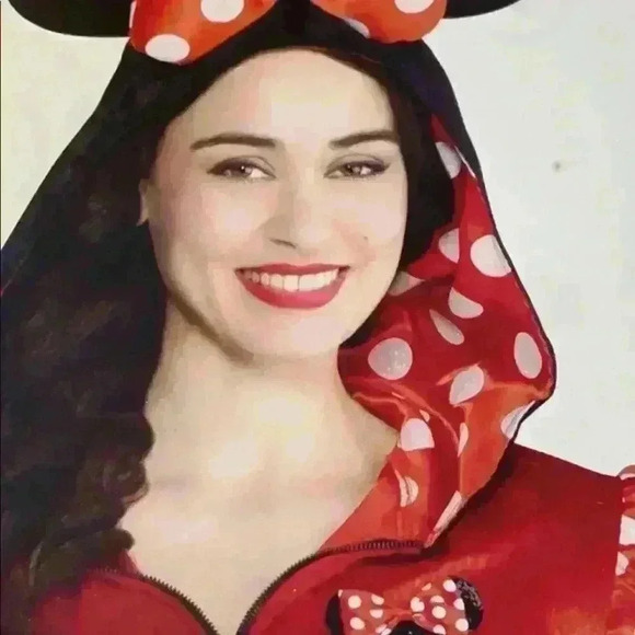 New Minnie Mouse Hoodie with ears size small/medium costume - Picture 2 of 5